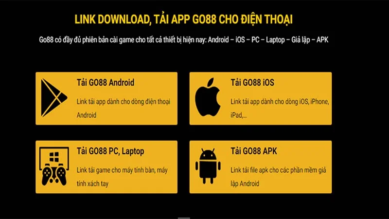 Cần đáp ứng yêu cầu để tải app sân chơi Go88 nhanh chóng